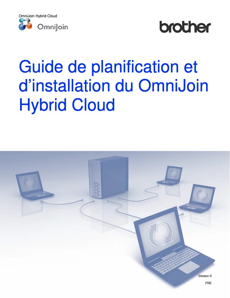 Page 1 of the manual Installation Guide Brother OmniJoin