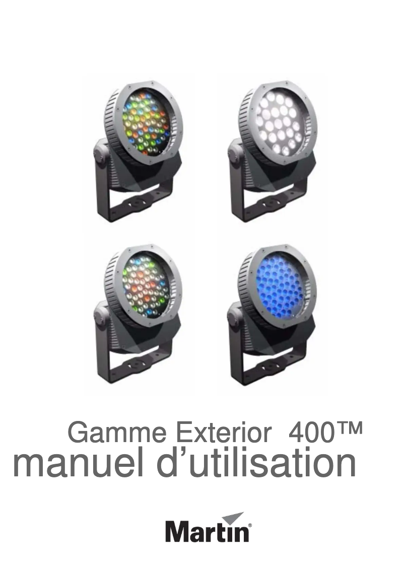 First page image of the manual for Exterior 420