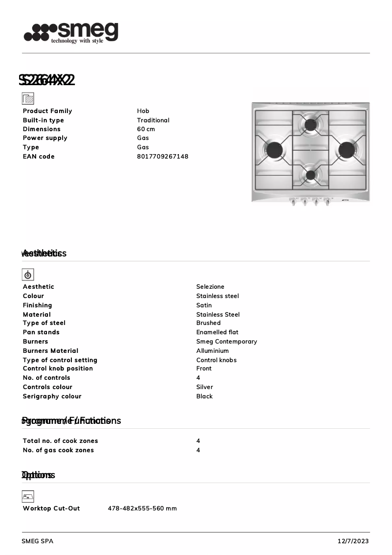 First page image of the manual for S264X2