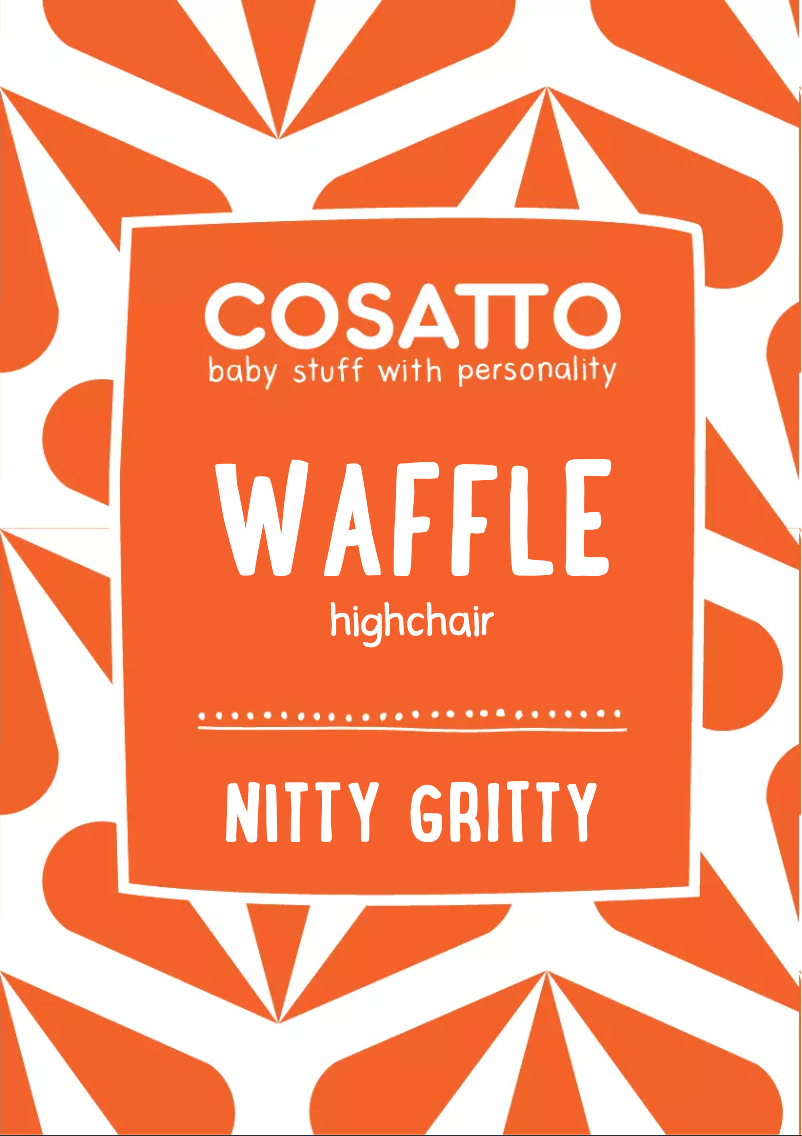 Page 1 of the manual User Manual Cosatto Waffle