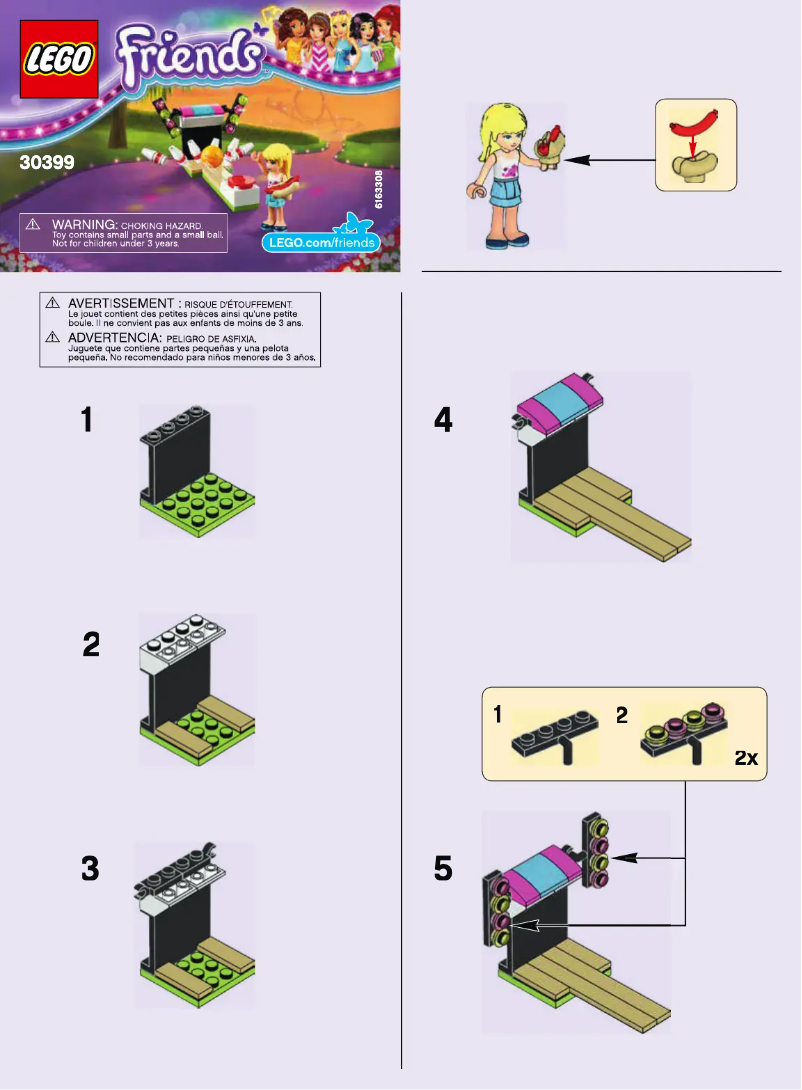 Page 1 of the manual User Manual Lego Friends 30399