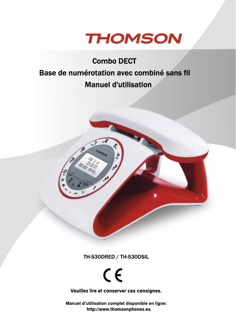 Page 1 of the manual User Manual Thomson Classy