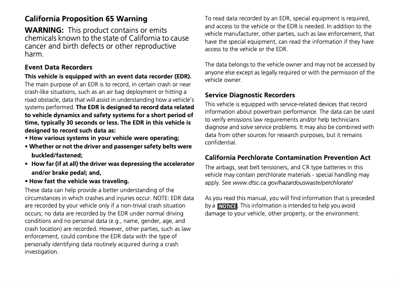 Page 1 of the manual User Manual Honda Civic Sedan (2015)