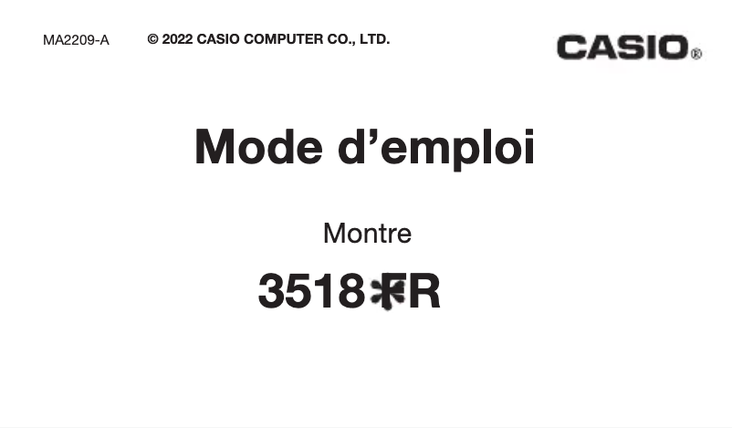 Page 1 of the manual User Manual Casio Vintage A159WA-N1