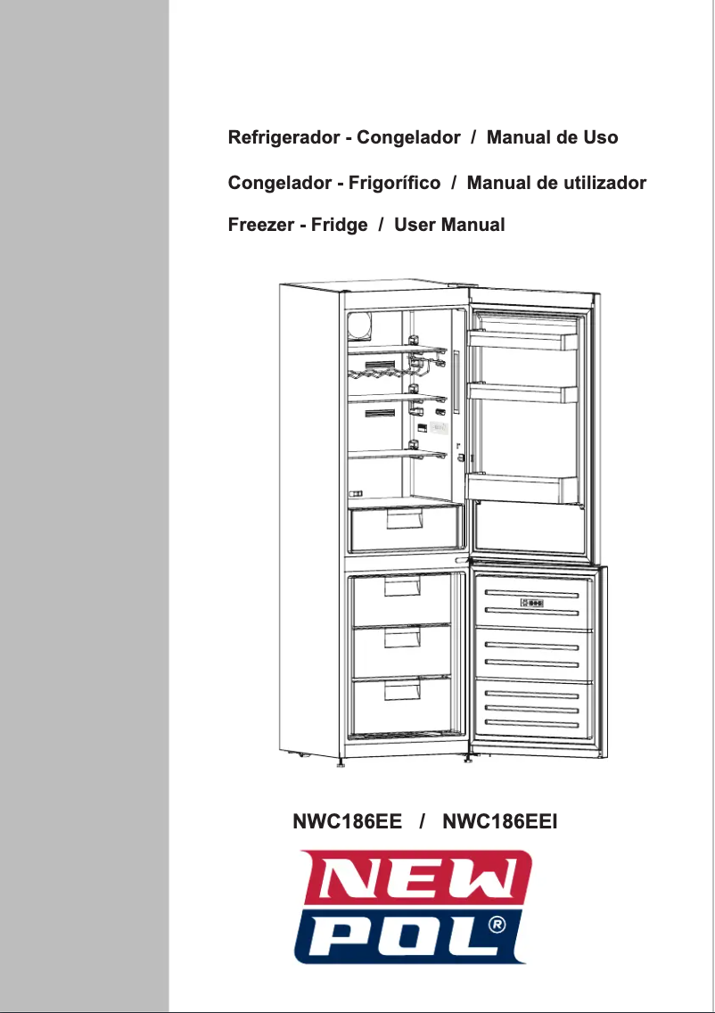 Page 1 of the manual User Manual New Pol NWC186EEI