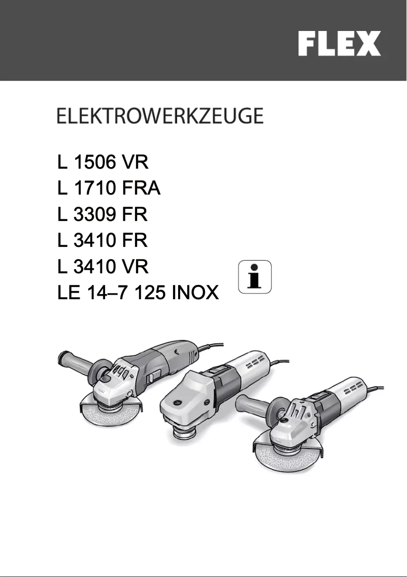 Page 1 of the manual User Manual Flex L 3410 FR