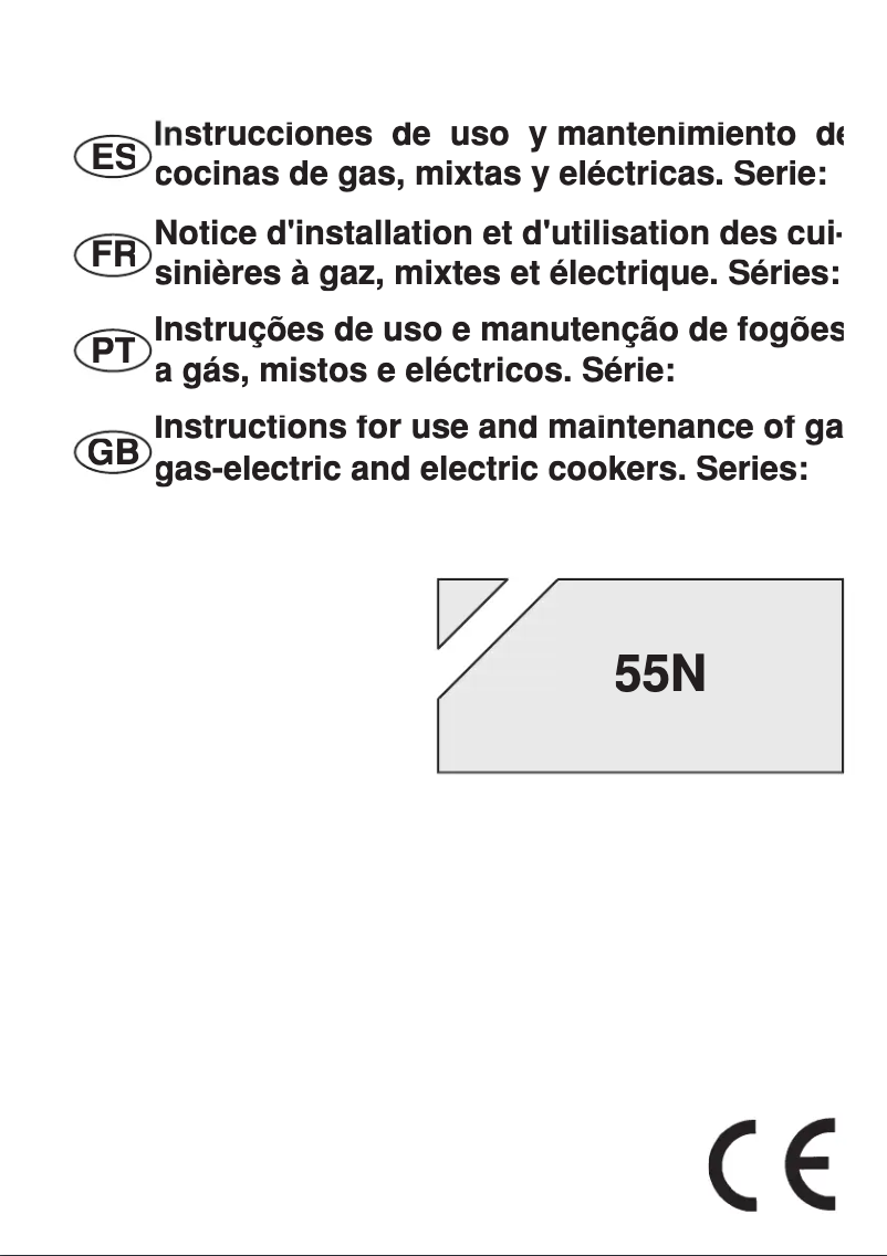Page 1 of the manual User Manual Fagor 3CF-540SI BUT