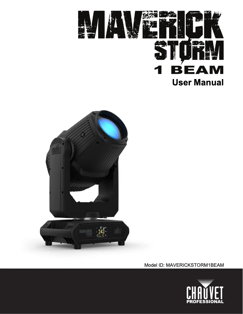First page image of the manual for Maverick Storm 1 Beam