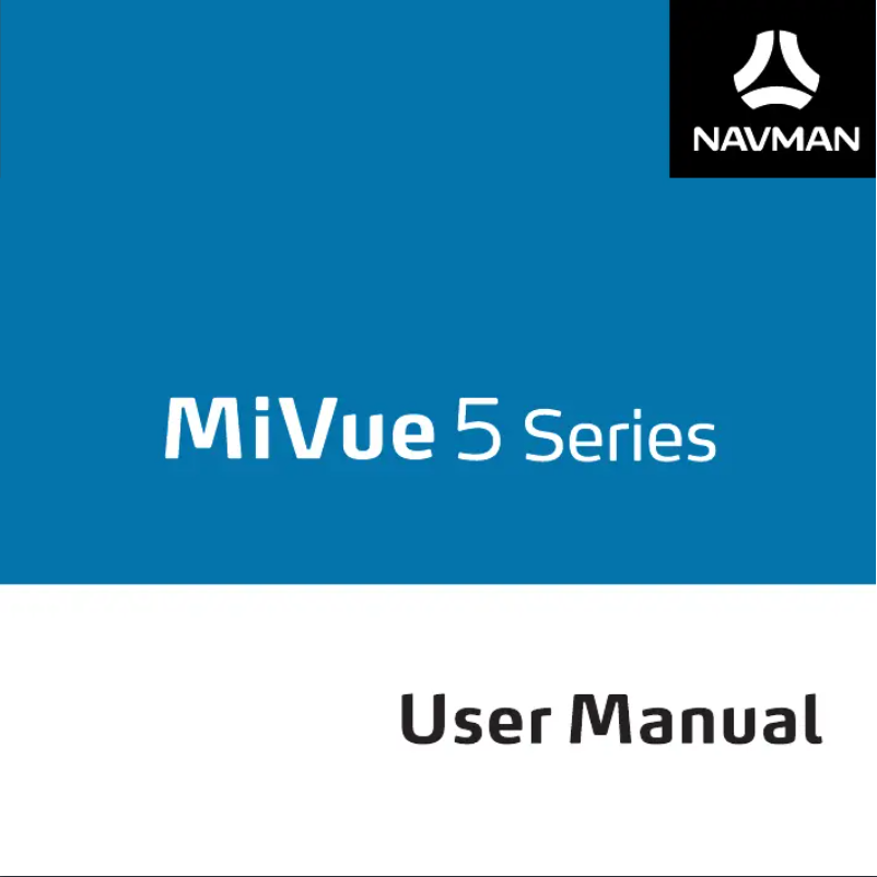 First page image of the manual for MiVue 560