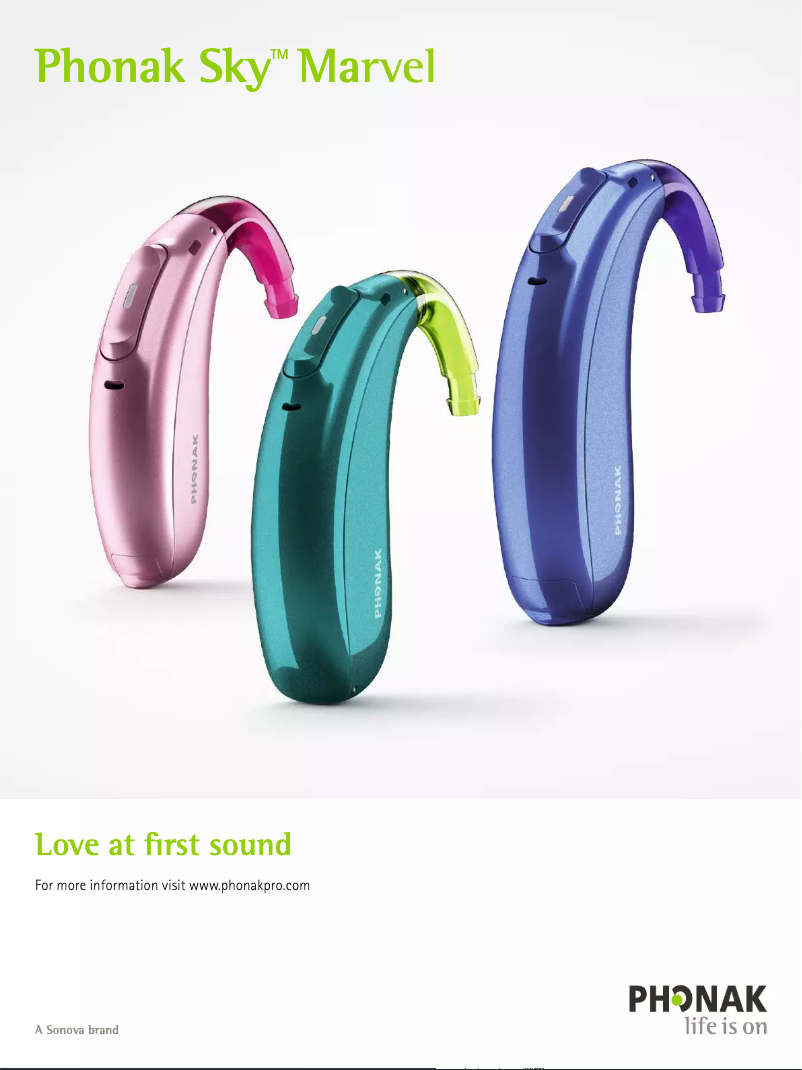 First page image of the manual for Sky Link Marvel