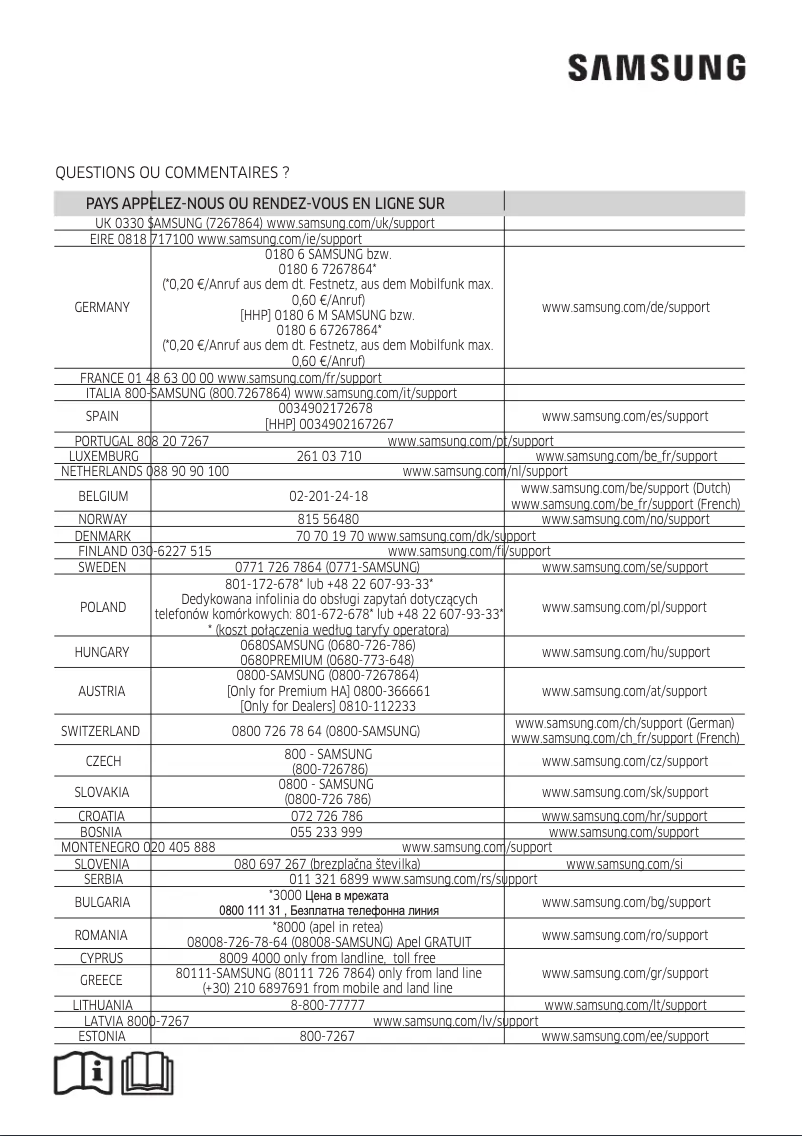 Page 1 of the manual User Manual Samsung AR24MSFHBWKN