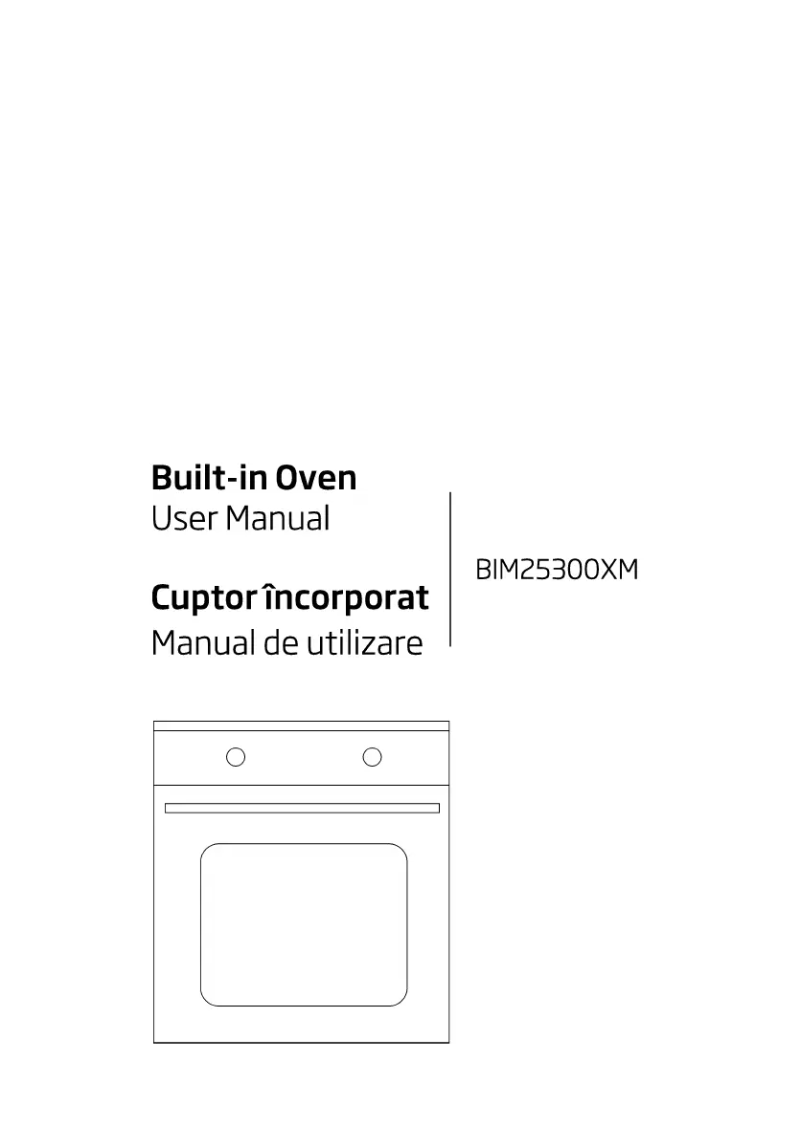 First page image of the manual for BIM25300XM