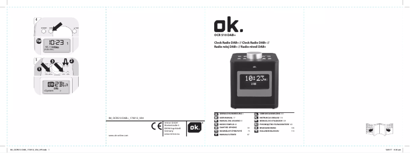 Image de la première page du manuel de l'appareil OCR 510 DAB+