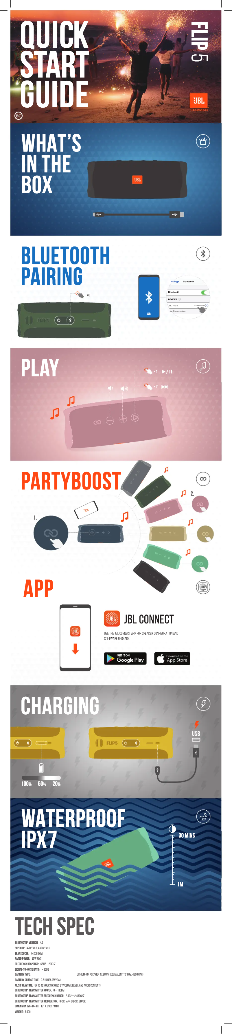 First page image of the manual for Flip 5 Eco