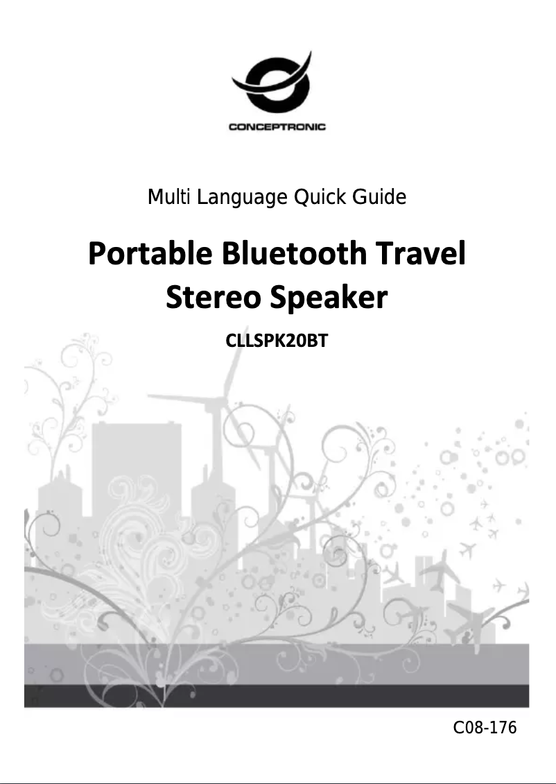 Page 1 of the manual User Manual Conceptronic CLLSPK20BT