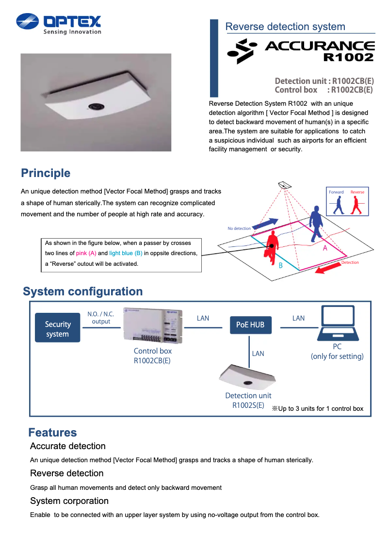 First page image of the manual for Accurance R1002