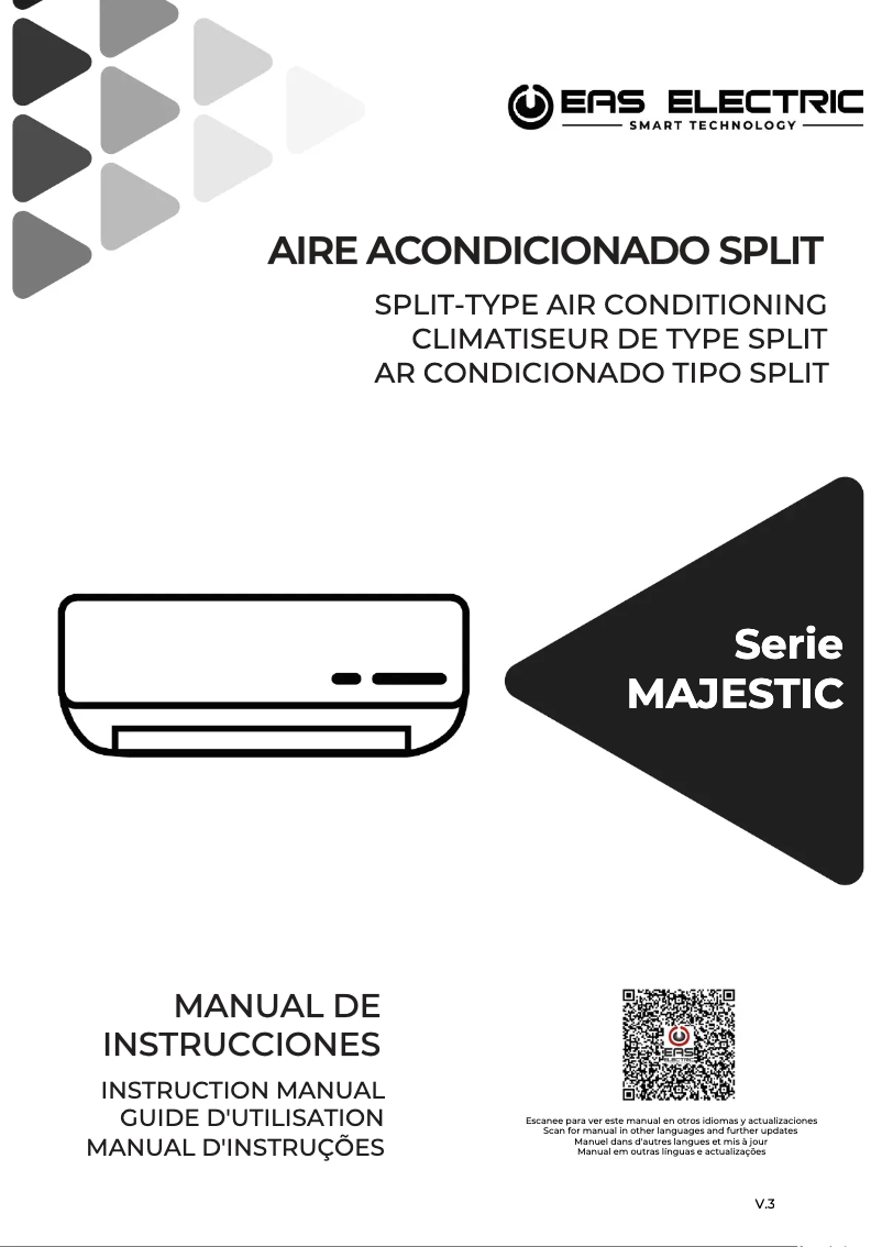 Page 1 of the manual User Manual EAS Electric MAJESTIC35K