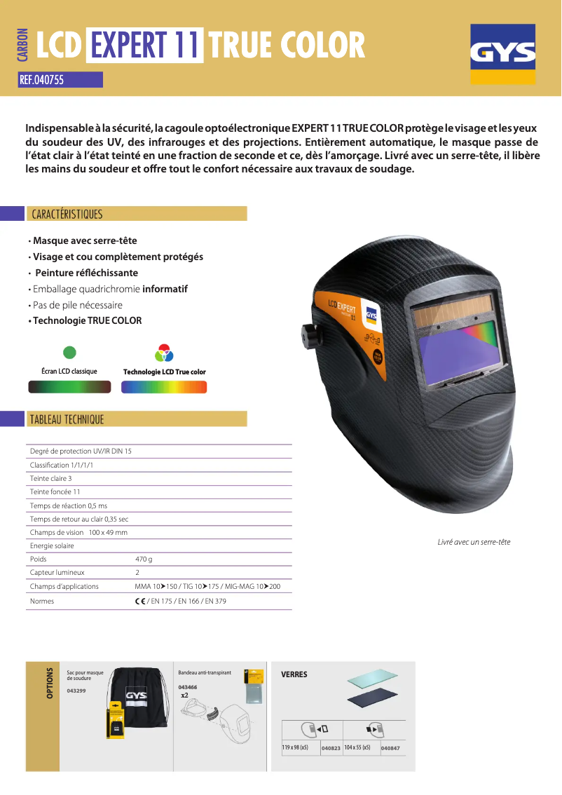 First page image of the manual for LCD Expert 11
