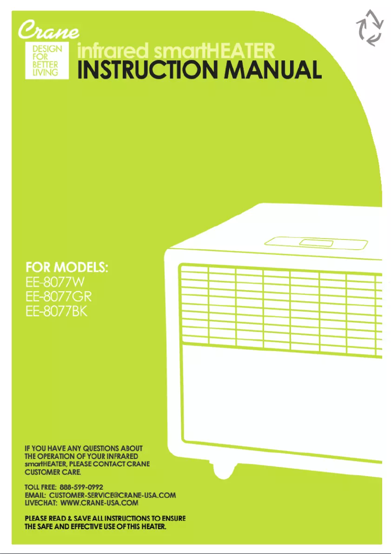 First page image of the manual for EE-8077