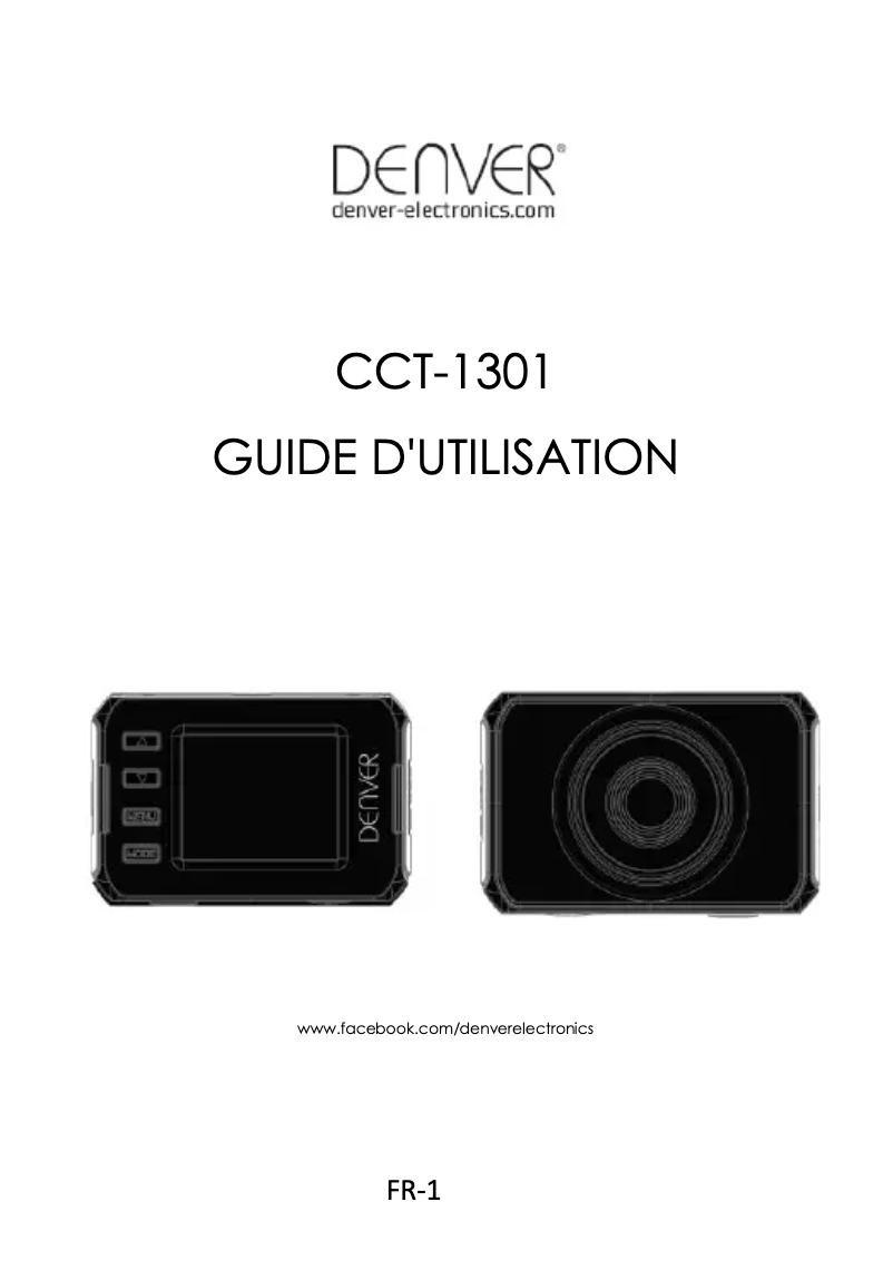 Page 1 de la notice Manuel utilisateur Denver CCT-1301