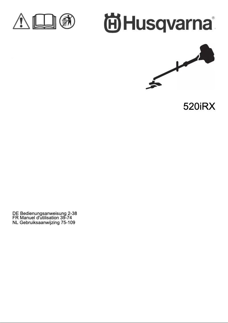 Page 1 of the manual User Manual Husqvarna 520iRX