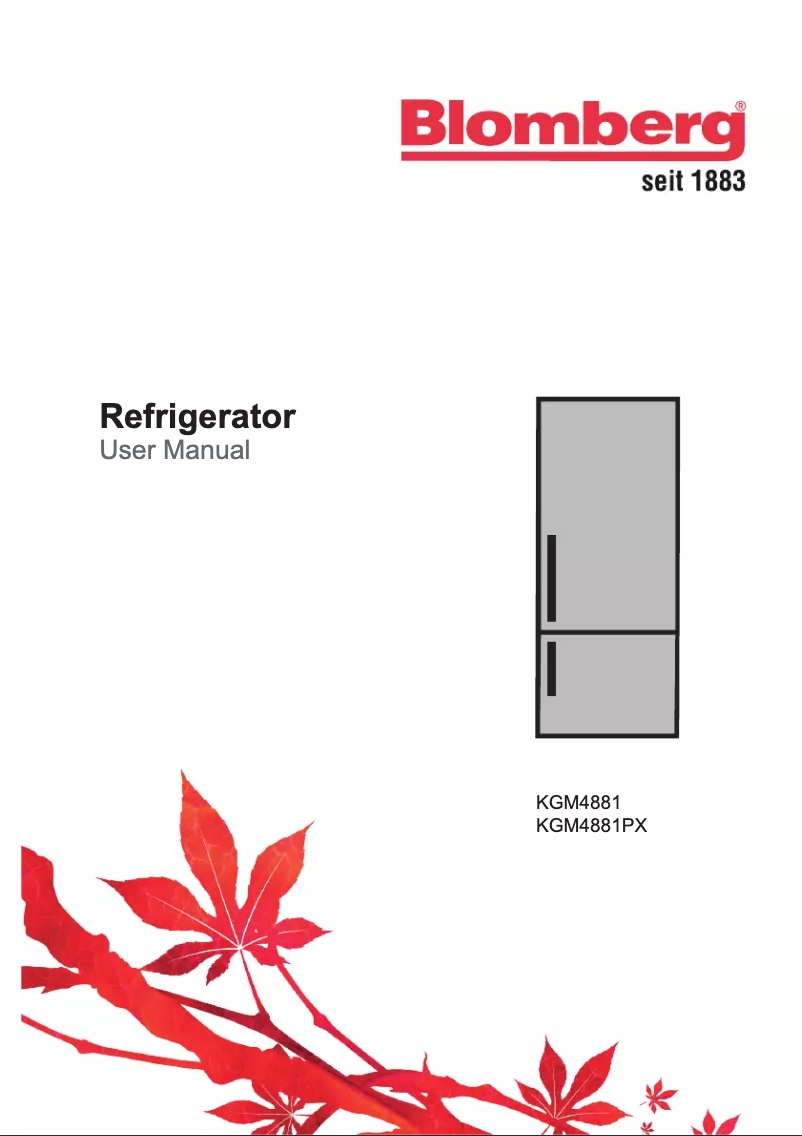 First page image of the manual for KGM4881