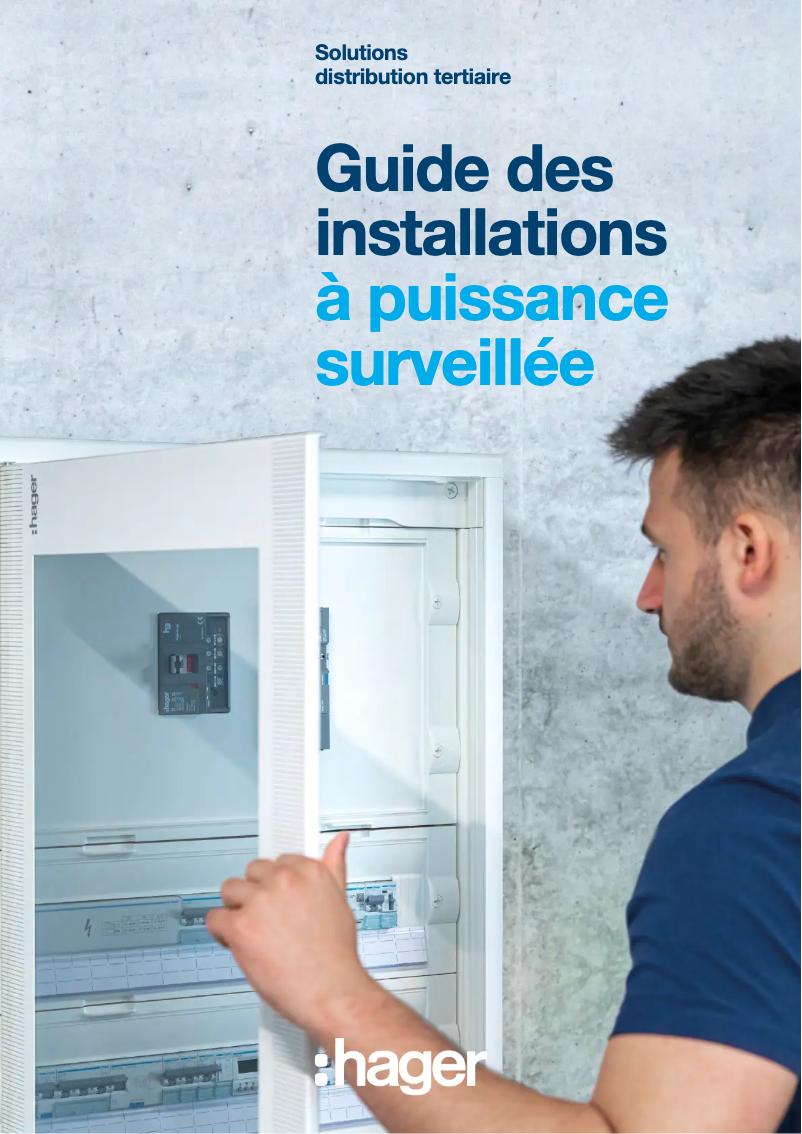 Page 1 of the manual Brochure Hager FN101E