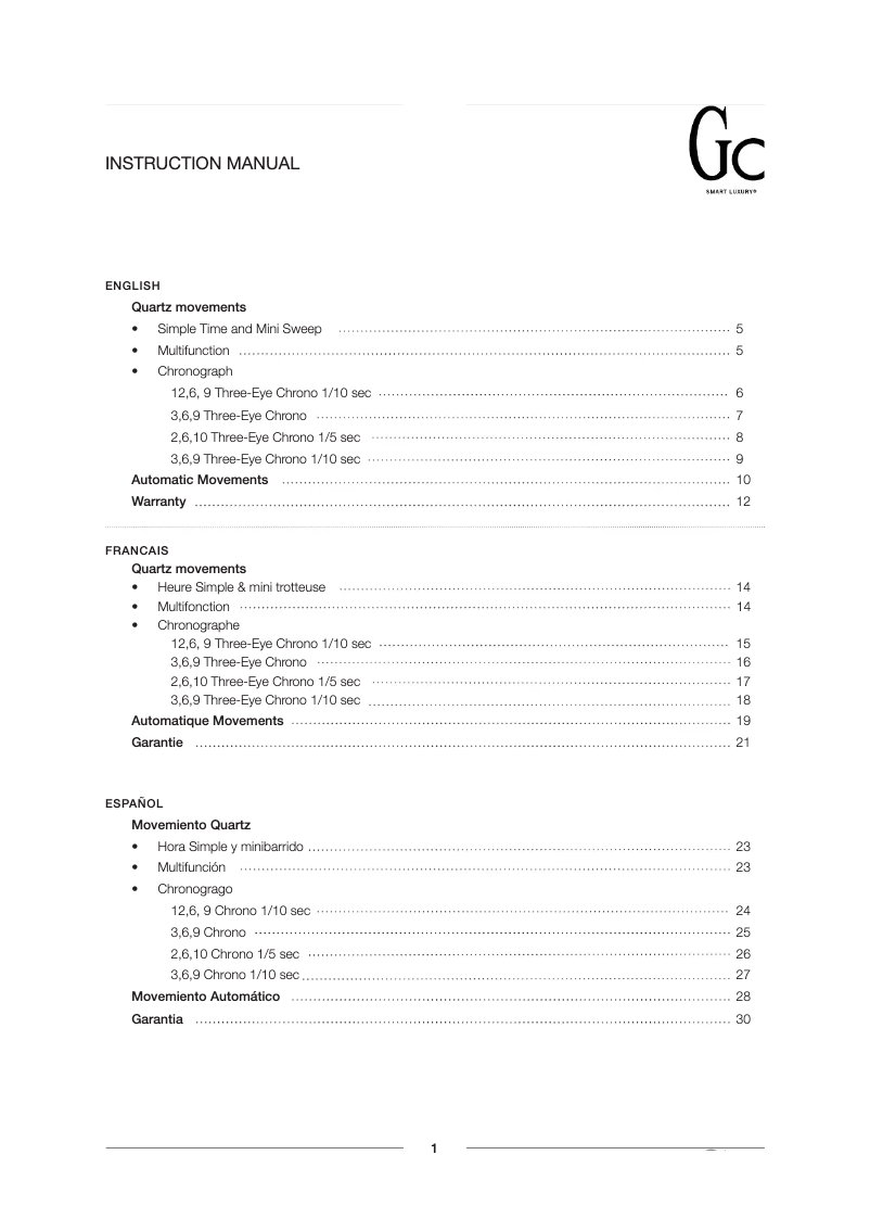 First page image of the manual for X72001G1S -3
