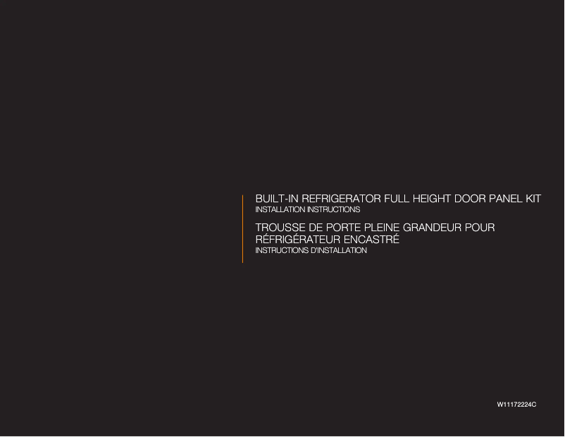 First page image of the manual for JBSFS48NHP