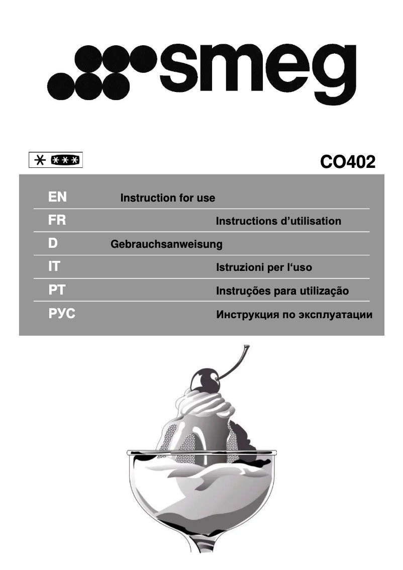 First page image of the manual for CO402