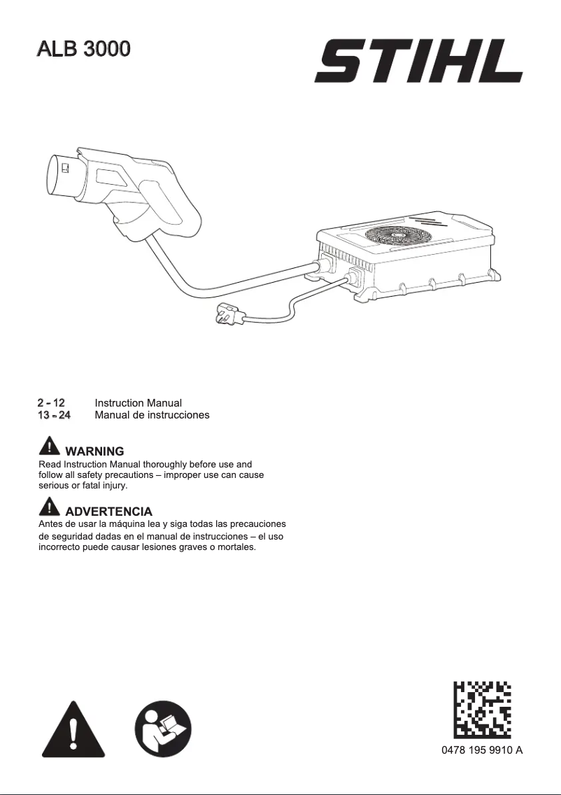 Page 1 of the manual User Manual Stihl ALB 3000