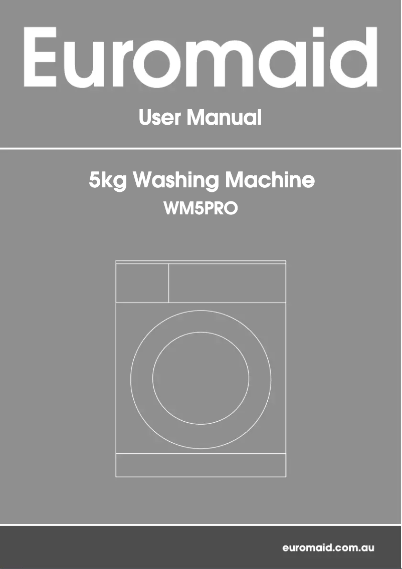 Page 1 of the manual User Manual Euromaid WM5PRO