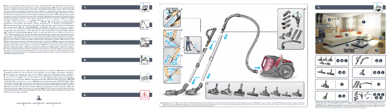 Page 1 of the manual User Manual Rowenta Silence Force Cyclonic RO7260