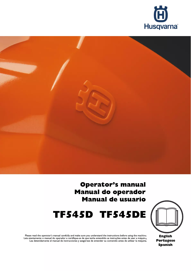 First page image of the manual for TF 545D