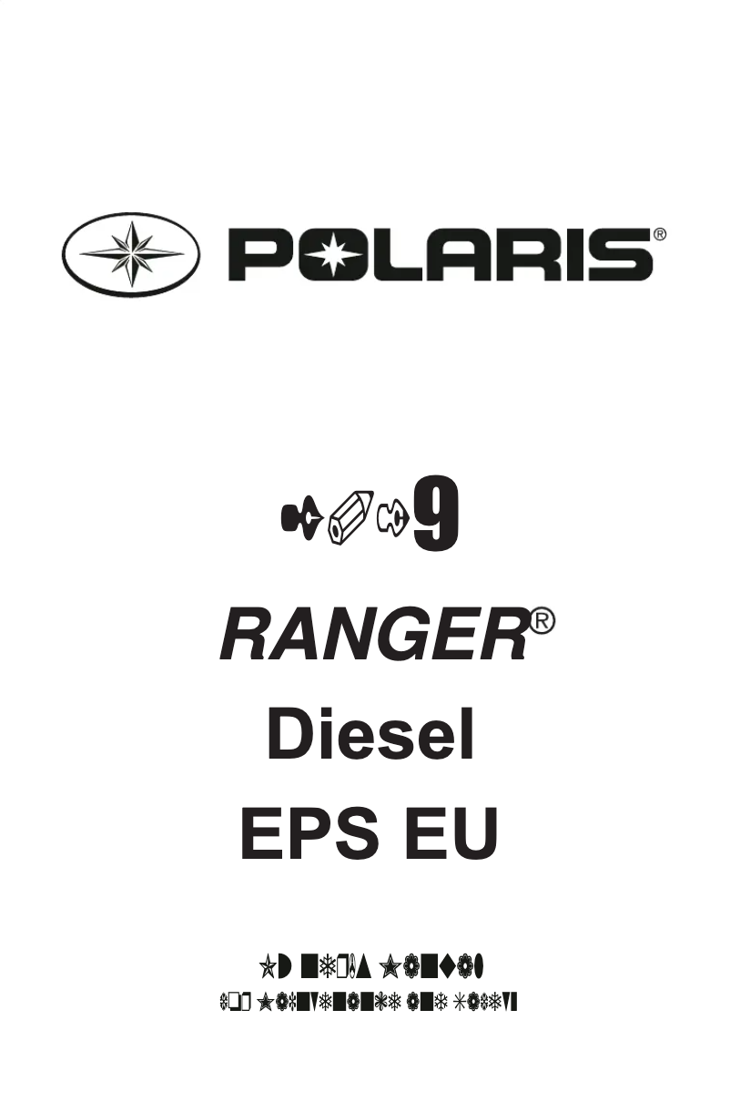 First page image of the manual for RANGER Diesel EPS EU (2019)