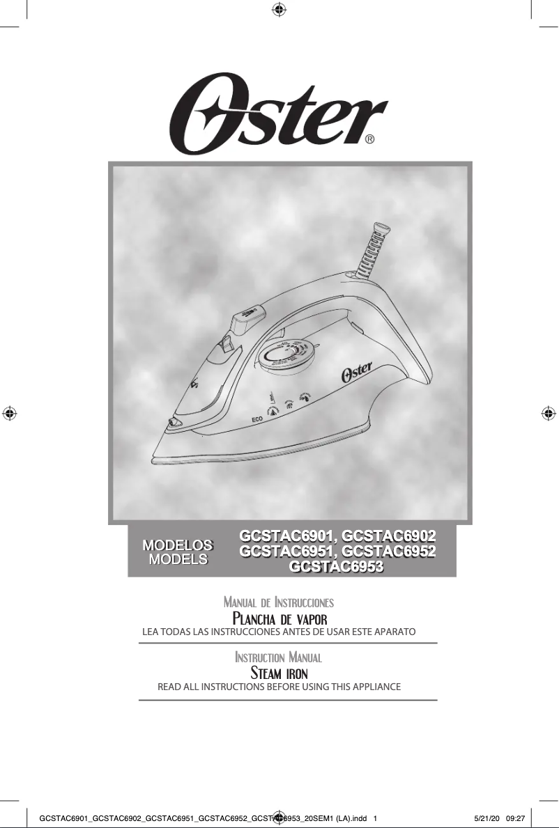 First page image of the manual for GCSTAC6952