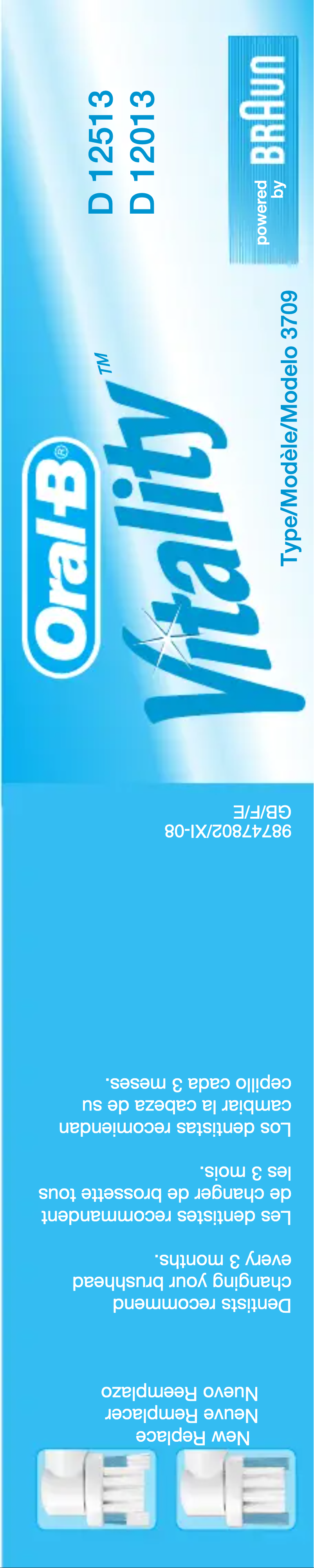 Page 1 of the manual User Manual Braun D12513