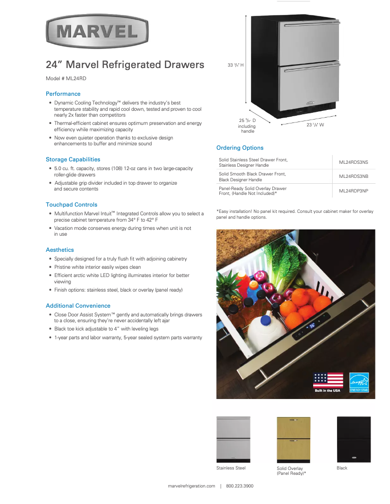 First page image of the manual for ML24RD3N