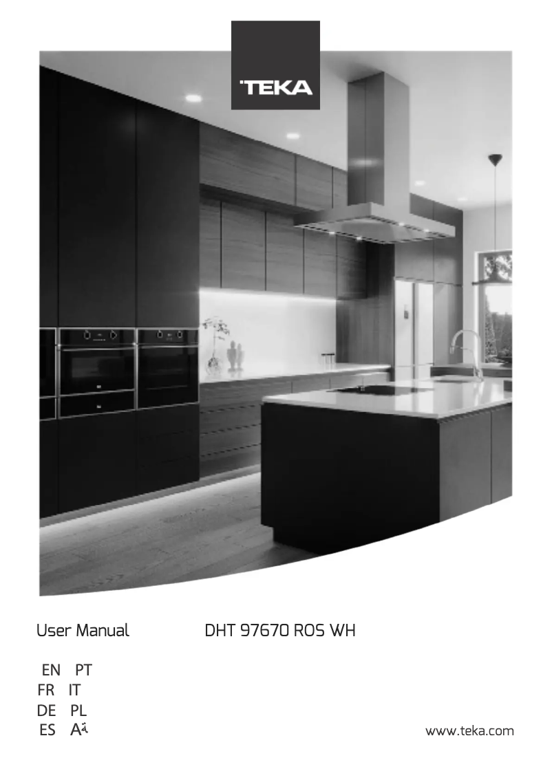 Page 1 of the manual User Manual Teka DHT 97670 ROS WH