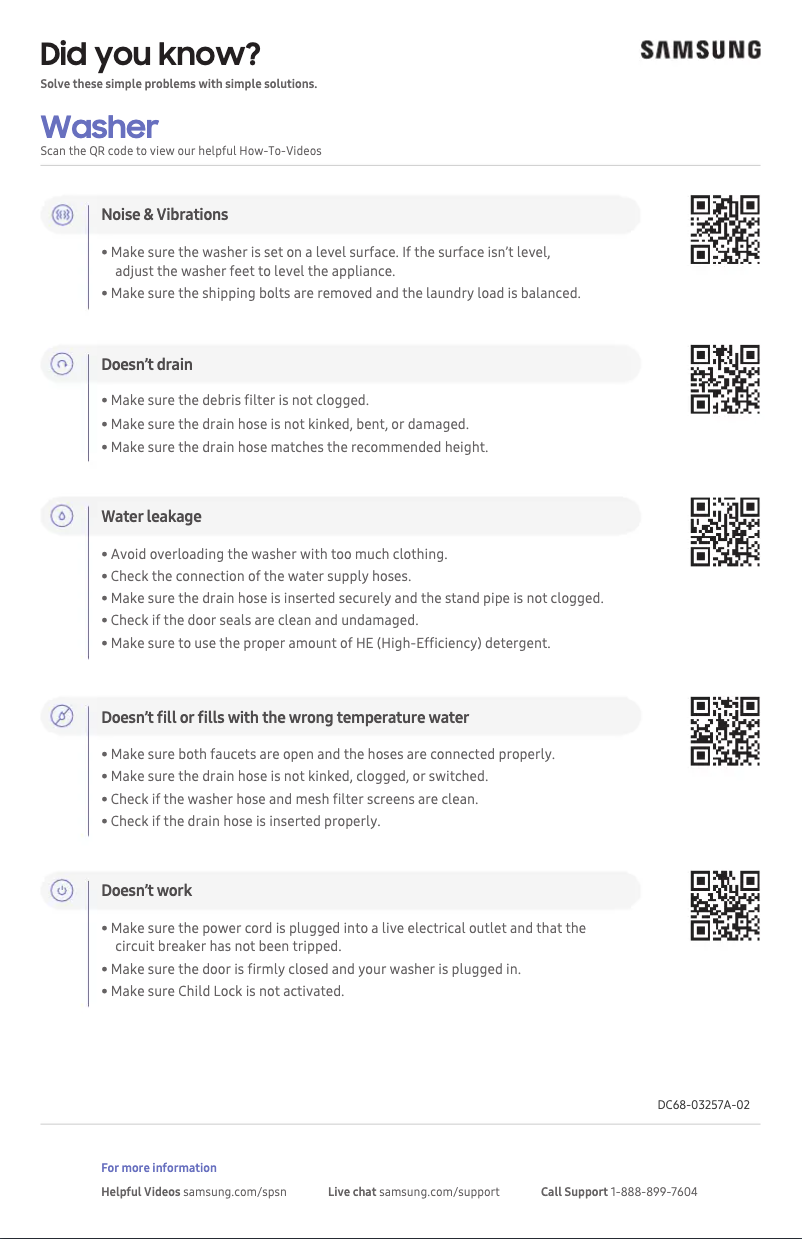 First page image of the manual for WF45R6100AP