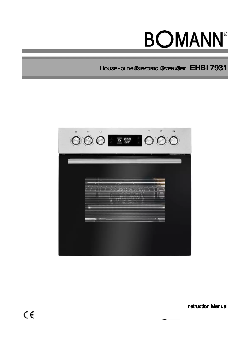 Page 1 of the manual User Manual Bomann EHBI 7931