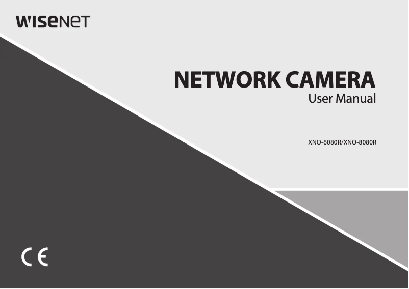 First page image of the manual for XNO-6080R