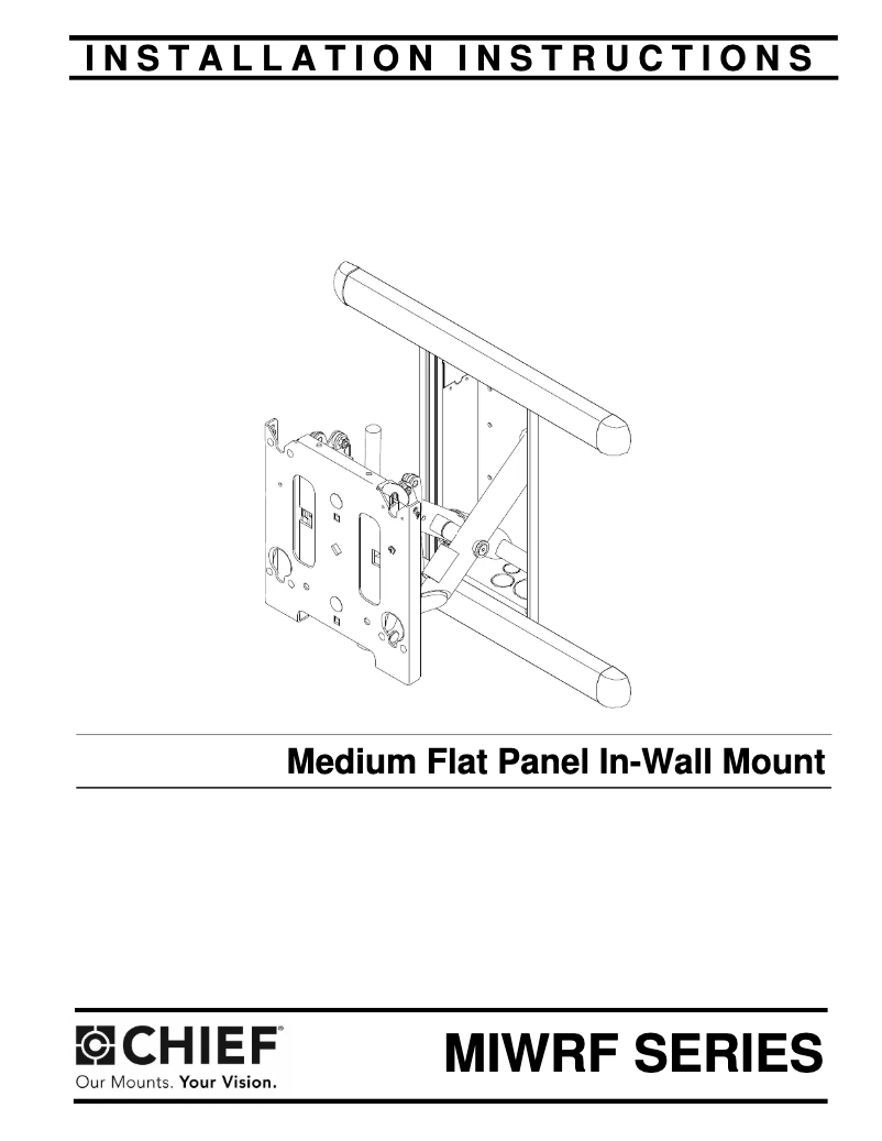 Page 1 of the manual User Manual Chief MIWRF6000B