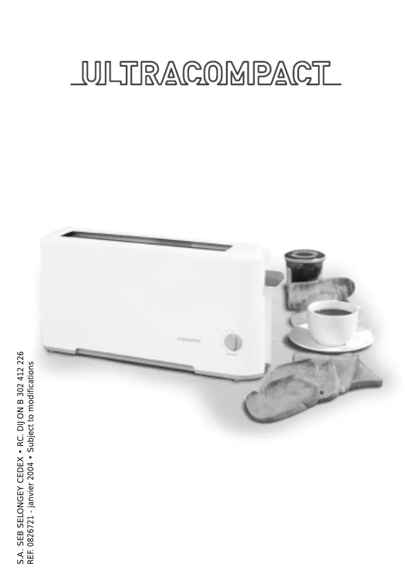 Page 1 of the manual User Manual SEB TL2000