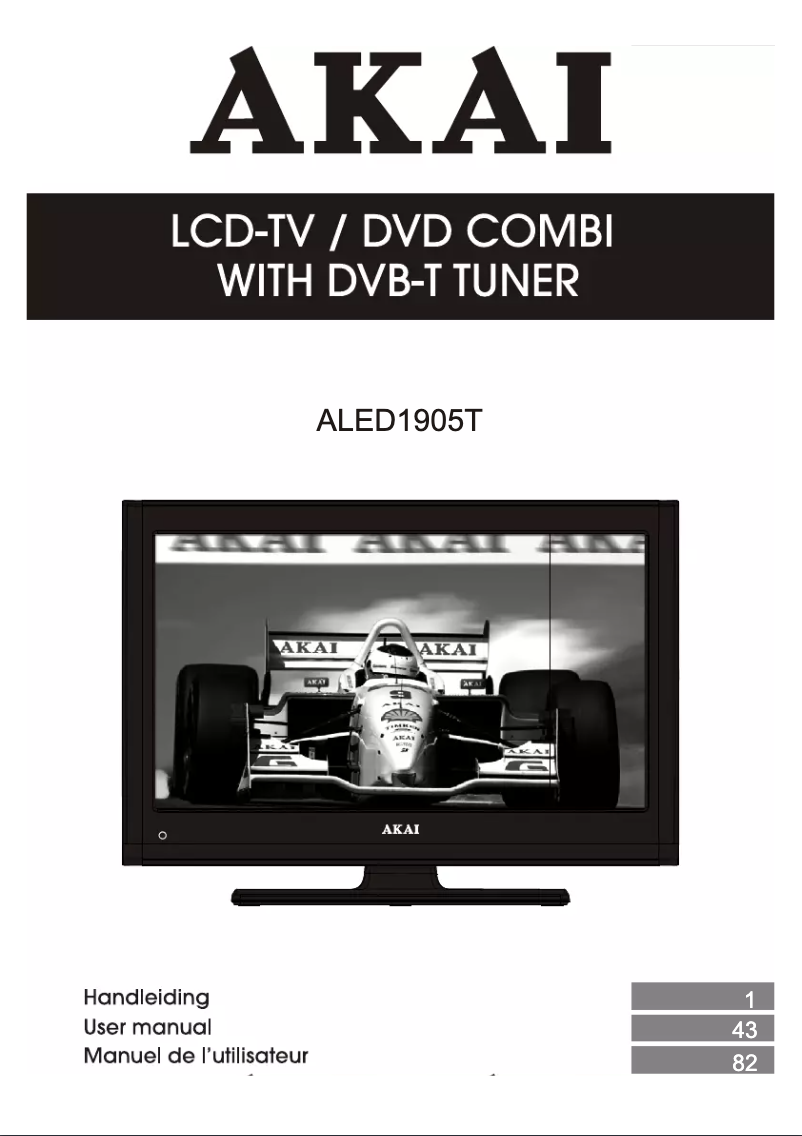 First page image of the manual for ALED1905TWE