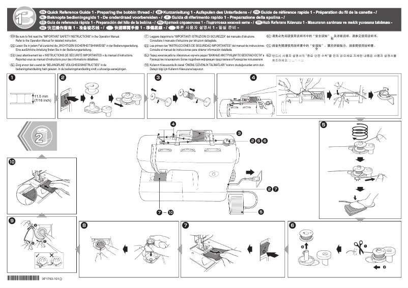 First page image of the manual for XT27