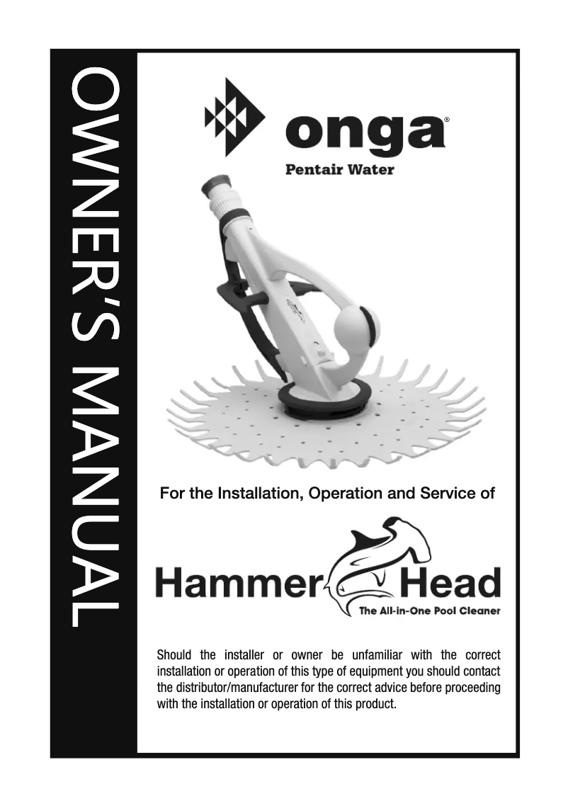 First page image of the manual for Hammerhead