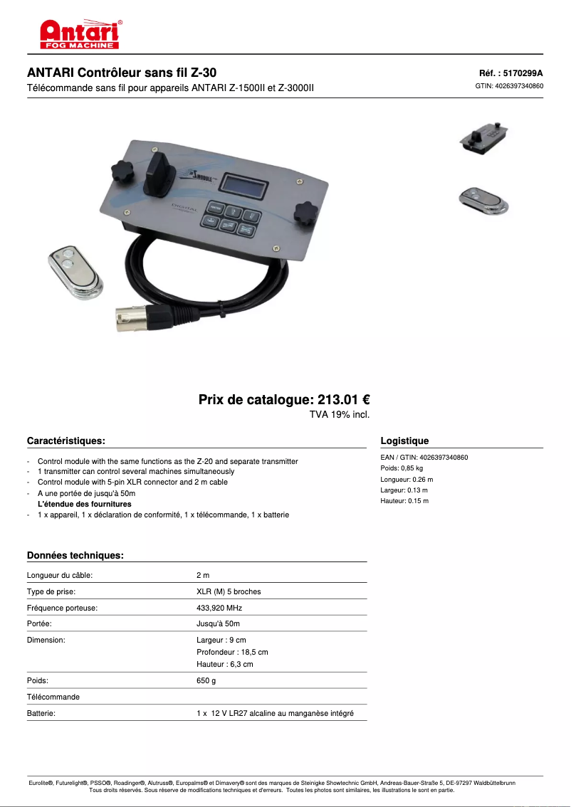 First page image of the manual for Z-30