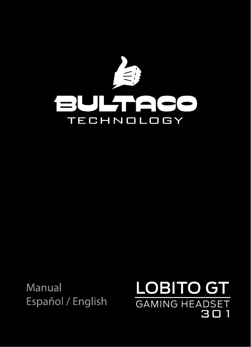 Page 1 of the manual User Manual Bultaco Technology Lobito GT 301