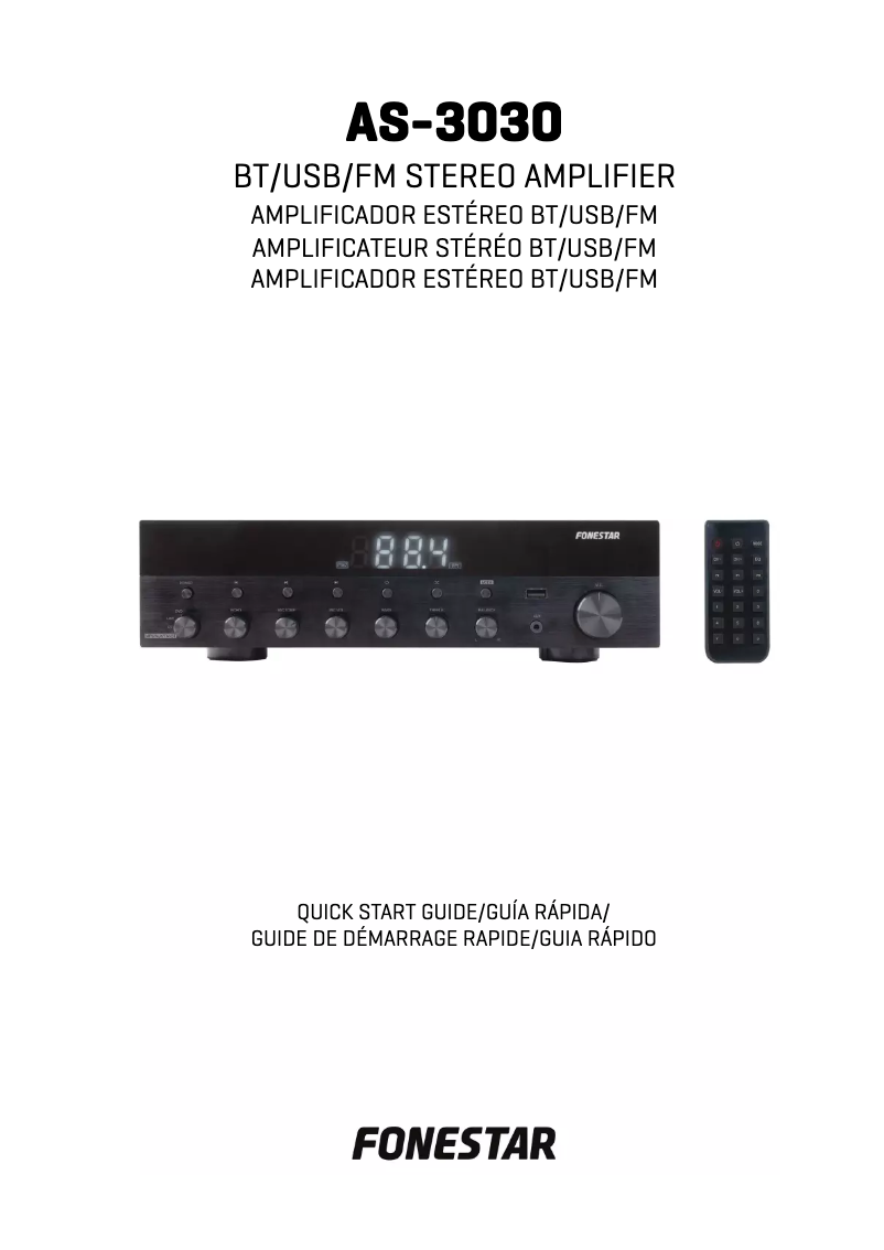 First page image of the manual for AS-3030